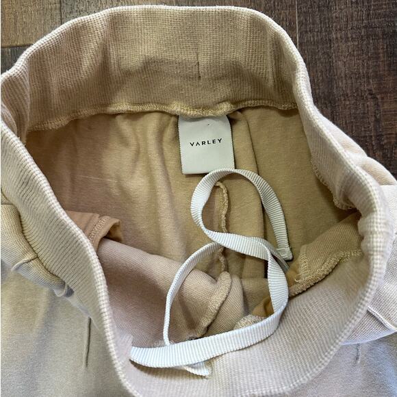 Varley Amberley Jogger Pants High Rise Tapered Cream Size XS - Picture 6 of 8